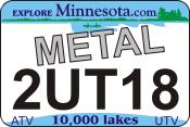 Design your thick Metal State plate that ships today! $24.95