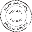 Easy to make the Oregon Notary Embossing Seal now! Click-Create-Submit and Next Day Stamps and Engraving will ship direct to you!
