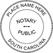 See as you create a South Carolina Round Notary Stamp right now. Simply order: Click-Create-Submit and Next Day Stamps will ship!
