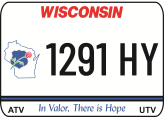 Are thick and you can Create your Wisconsin Metal ATV UTV Law Enforcement state plates in minutes and ships today. Only $29.95