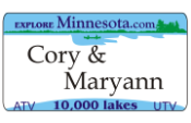 Fun plates with a Minnesota State Look that you create. We offer the lowest price, ships today! Only $21.95.