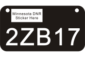 "Create-A-Plate" today for Minnesota ATV UTV Plates. Variety of colors, DNR approved, UV protected for $11.95.