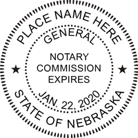 See how easy it is to create a Nebraska Round Notary Stamp. Click-Create-Submit and Next Day Stamps will ship.