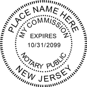 New Jersey Notary Seal Embosser