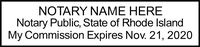 See how easy it is to order the Rhode Island Notary Stamp now. Click-Create-Submit and Next Day Stamps will ship!