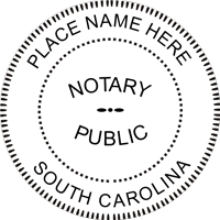 See as you create a South Carolina Round Notary Stamp right now. Simply order: Click-Create-Submit and Next Day Stamps will ship!