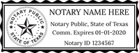 Texas Notary Stamp