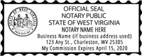 West Virginia Notary Stamp Business